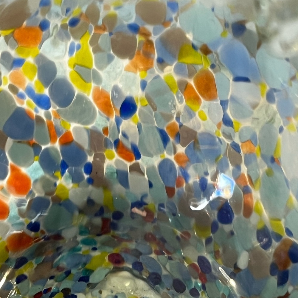 Mexican hand blown glass pitcher. Very Beautiful piece. 64oz - Picture 4 of 14